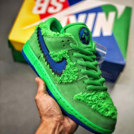 SB Dunk Low X Grateful Dead Green Bear" CJ5378-300