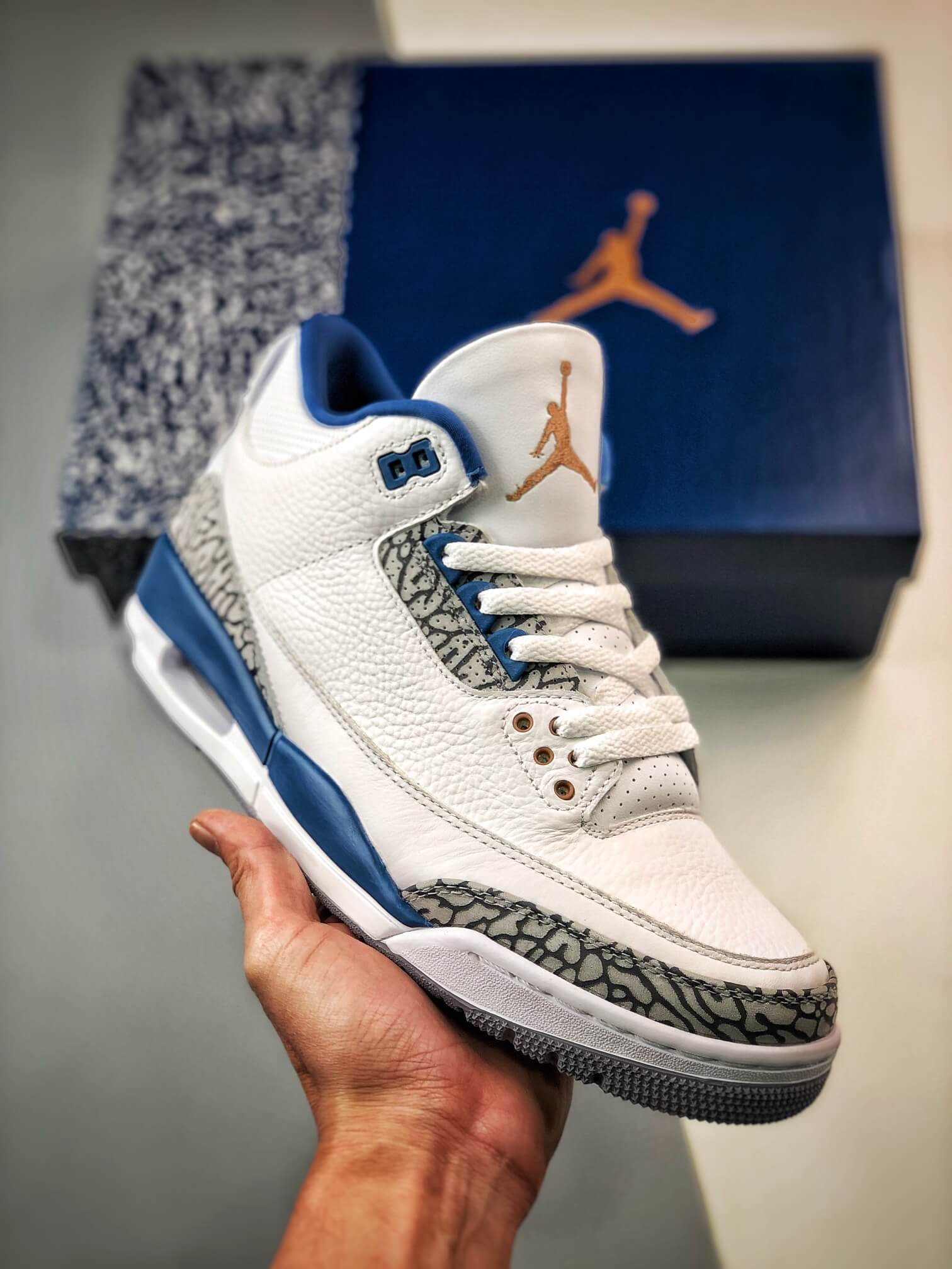 Air Jordan 3 'True Blue and Copper' CT8532-148