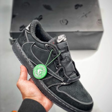 Travis Scott x Air Jordan 1 Retro Low OG SP 'Black Phantom' DM7866-001