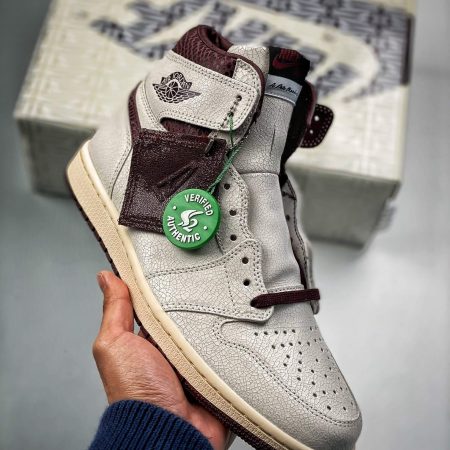 A Ma Maniere X Air Jordan 1 Retro High Og Sp Sail And Burgundy DO1097-100