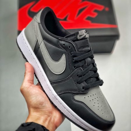 Air Jordan 1 Low Retro Black Grey 705329-003
