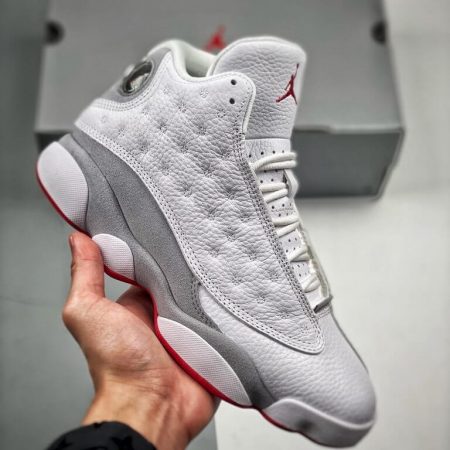 Air Jordan 13 White/True Red-Wolf Grey 414571-160