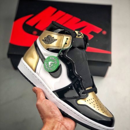 Air Jordan 1 Retro High OG NRG 'Gold Toe' 861428-007