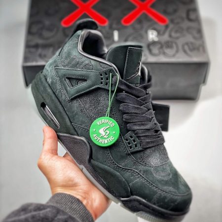 KAWS x Air Jordan 4 Retro 'Black' 930155-001