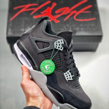Air Jordan 4 Retro SE 'Black Canvas' DH7138-006