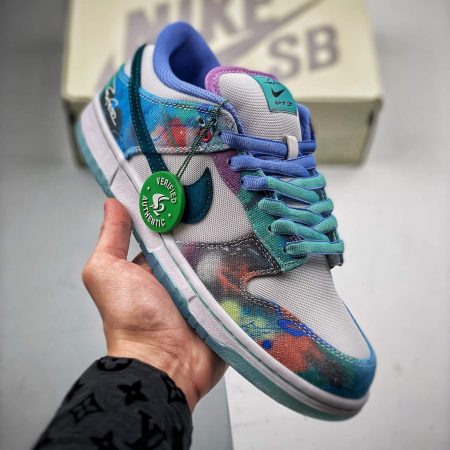 Futura Laboratories x Dunk Low SB 'Bleached Aqua' HF6061-400