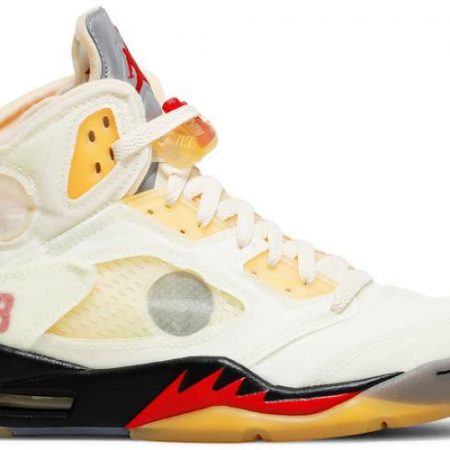 Off-White x Air Jordan 5 Retro SP 'Sail' DH8565-100