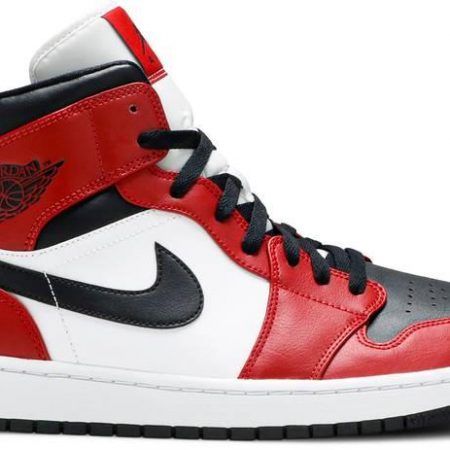 Air Jordan 1 Mid 'Chicago Black Toe' 554724-069