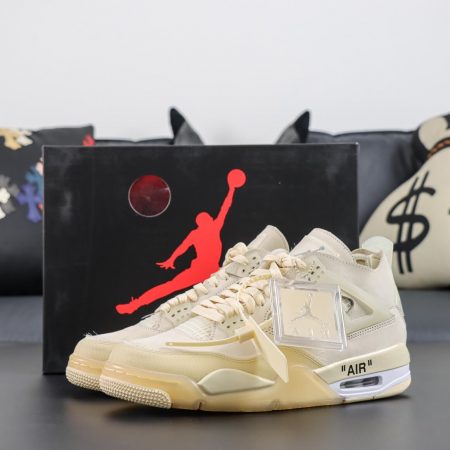 Off White x Wmns Air Jordan 4 Retro SP Sail CV9388-100