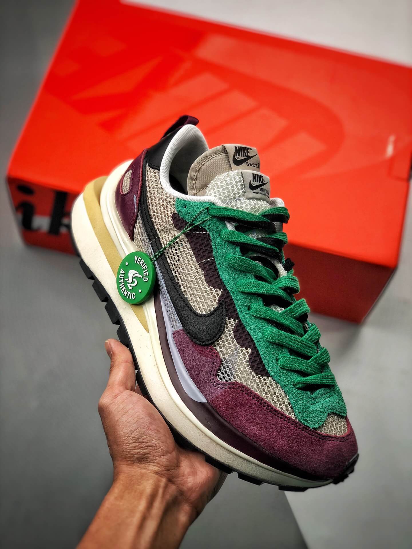 Sacai x VaporWaffle SP 'Villain Red' DD3035-200