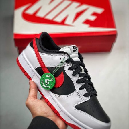 Dunk Low Retro White Black University Red FD9762-061