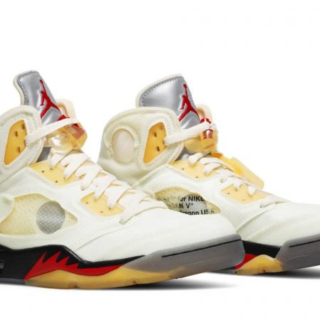 Off-White x Air Jordan 5 SP 'Sail' DH8565-100
