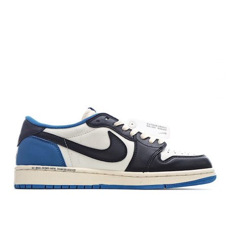 Travis Scott x Fragment x Air Jordan 1 Low “Military Blue” CQ3227-105