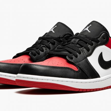 Air Jordan 1 Low 'Bred Toe 2.0' 553558-161