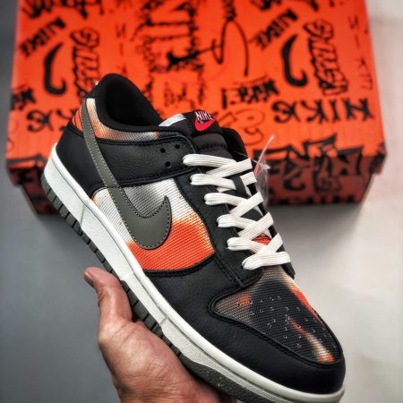 Dunk Low 'Black Graffiti Red' DM0108-001