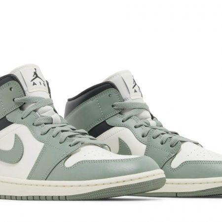 Wmns Air Jordan 1 Mid 'Jade Smoke' BQ6472-130