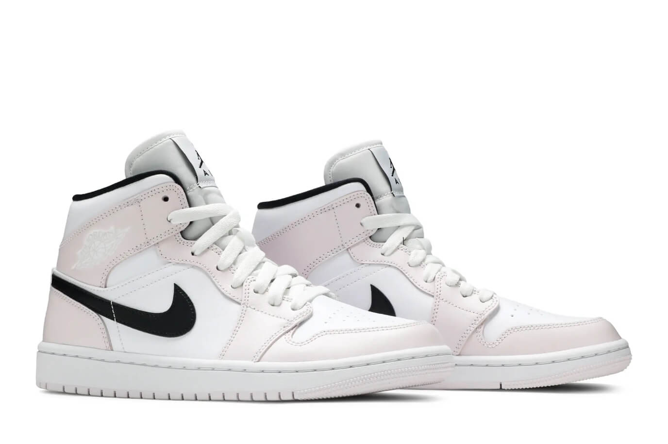 Wmns Air Jordan 1 Mid 'Barely Rose' BQ6472-500