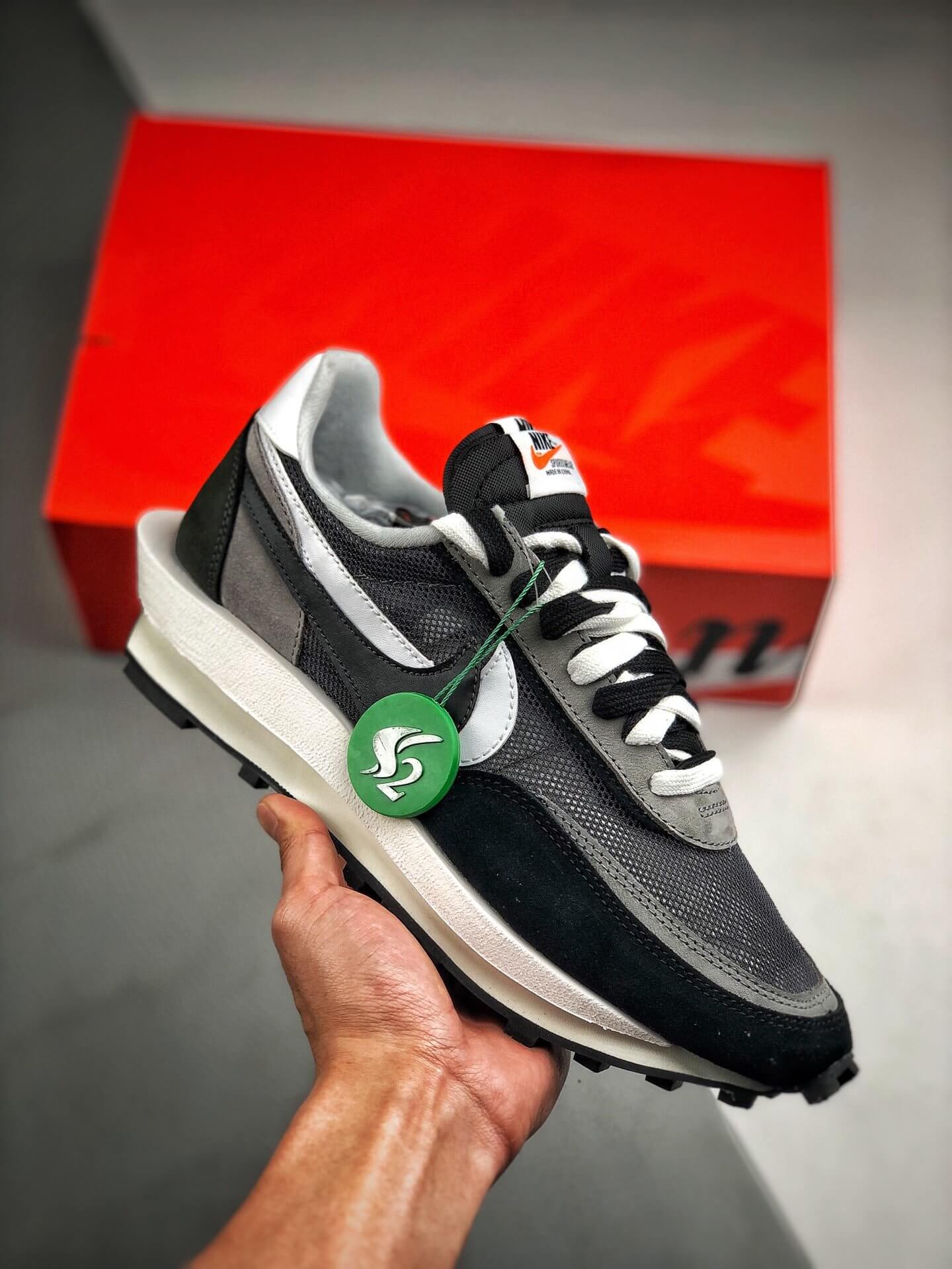 Sacai x LDWaffle 'Black' BV0073-001