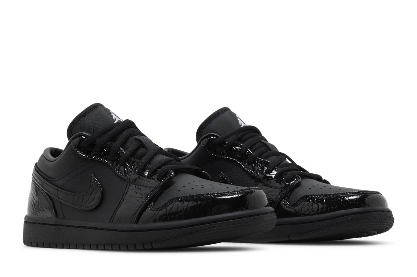 Wmns Air Jordan 1 Low SE 'Black Croc' HJ7743-010
